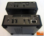 rear view of firefly dual and single display units