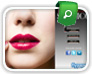 cosmetic store retail product baord created with flypaper